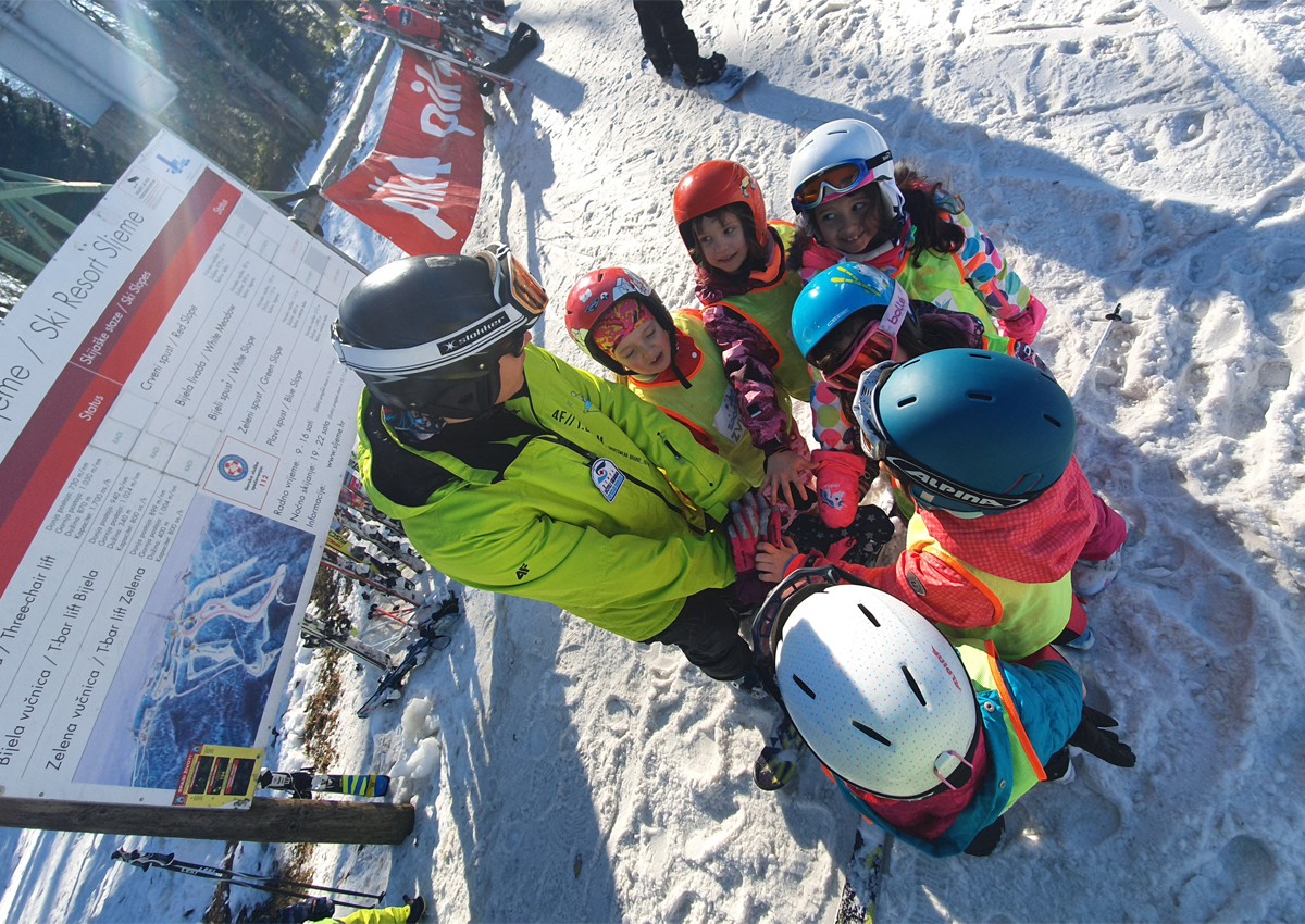 skola skijanja za djecu